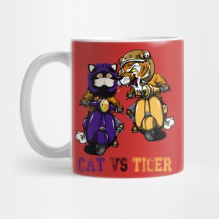 Cat Vs Tiger Mug